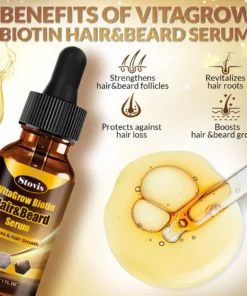 Stovis™ VitaGrow Biotin Hair&Beard Serum