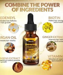 Stovis™ VitaGrow Biotin Hair&Beard Serum