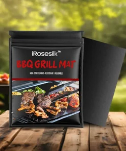 iRosesilk™ Easy Clean Non-Stick BBQ Grill Mat