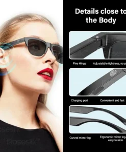 iRosesilk™ Futuristic Bluetooth Smart Glasses