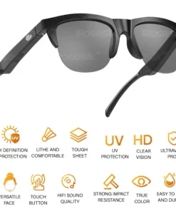 iRosesilk™ Futuristic Bluetooth Smart Glasses