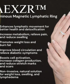 AEXZR™ Luminous Magnetic Lymphatic Ring