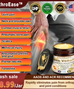 ArthroEase™ Bee Venom Joint and Bone Arthritis Therapy Cream