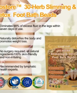 Bostore™30-Kräuter-Fußbadperlen zum Abnehmen und Entgiften