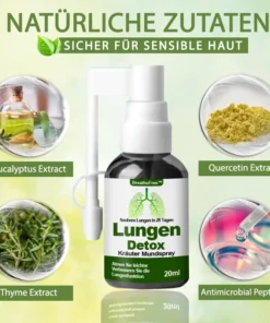BreatheFree™ Kräuter LungenDetox Mundspray