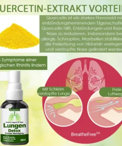 BreatheFree™ Kräuter LungenDetox Mundspray