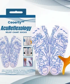 FLYCARE™ AcuReflexology Relief Chart Socks