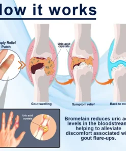 Fivfivgo™ Pflanzliches Gelenkpflaster zur Linderung von Gicht