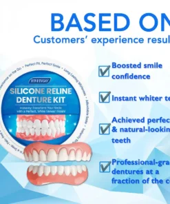 Fivfivgo™ Smart Fit Silikon Reline Prothesenset