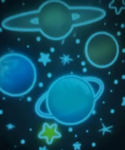 Galaktisches leuchtendes Nachtlicht