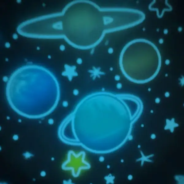 Galaktisches leuchtendes Nachtlicht