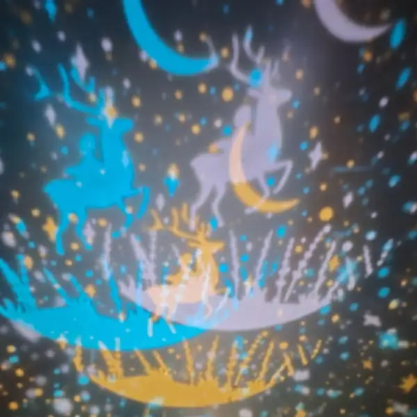 Galaktisches leuchtendes Nachtlicht