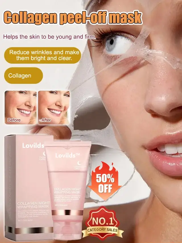 LOVILDS™Collagen Night Wrap Peel-Off-Maske