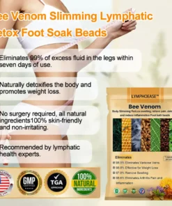 LymphoEase™ Bienengift-Fußbadperlen zur schlankmachenden Lymphentgiftung