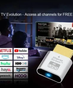 UnpreeScreen™ TV Streaming Device - Access All Channels for Free