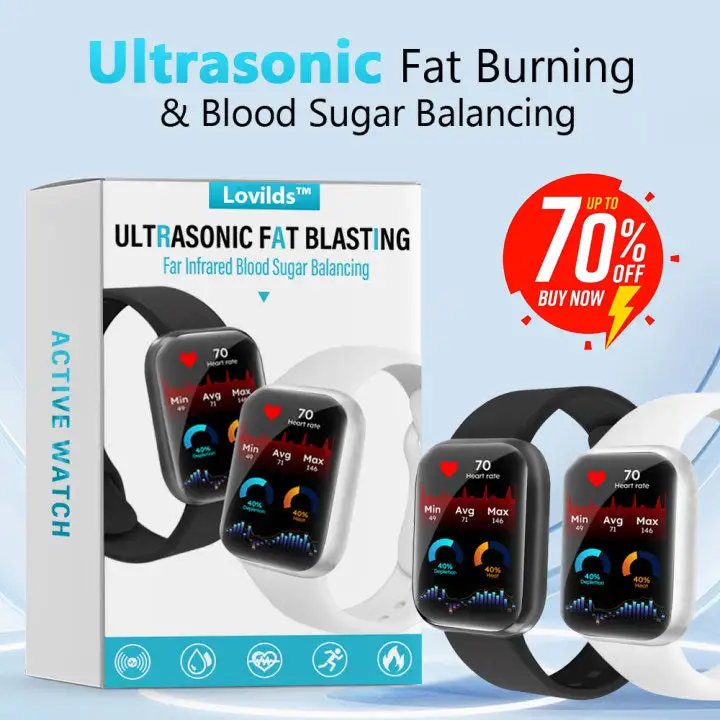 LOVILDS™ Ultrasonic Fat Blasting & Far Infrared Blood Sugar Balancing Detox Wristband