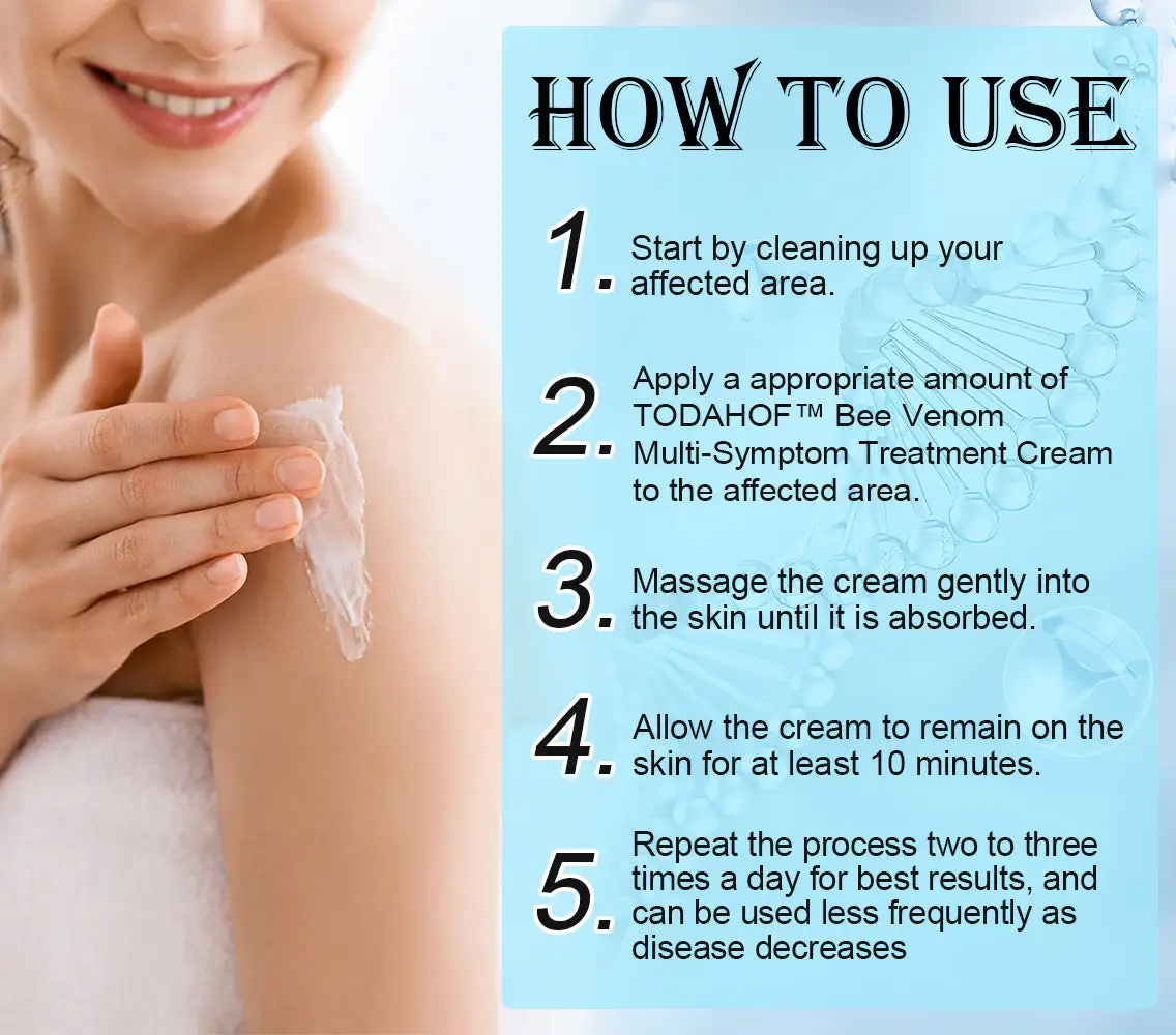 TODAHOFβ’ Bee Venom Multi-Symptom Treatment Cream