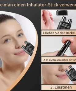 DOCTIA™ Tragbarer Multifunktionaler Naseninhalator-Stick Pro