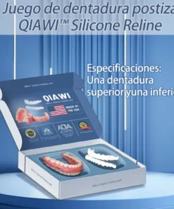 Alternative view of QIAWI™- Premium Custom Silicone Denture Set