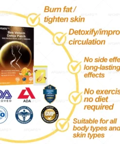 Alternative view of AFGAFG™ Bee Venom Firming Slimming Patch