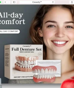 【Ceoerty™ Official Store】🦷Advanced Full Denture Set ⏳Limited-Time 30-Minute Discount!⏳