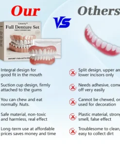 【Ceoerty™ Official Store】🦷Advanced Full Denture Set ⏳Limited-Time 30-Minute Discount!⏳