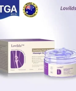 Gel de massage apaisant pour l'arthrite au curcuma et à l'huile d'émeu LOVILDS™
