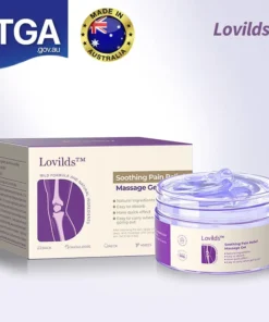 Gel de massage apaisant pour l'arthrite au curcuma et à l'huile d'émeu LOVILDS™