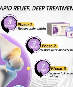 Gel de massage apaisant pour l'arthrite au curcuma et à l'huile d'émeu LOVILDS™