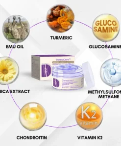 TurmaCure™ Turmeric eta Emu Olioa Artritisa Mina arintzeko Gela masajea