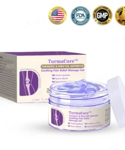 Gel de massage apaisant pour l'arthrite TurmaCure™ au curcuma et à l'huile d'émeu