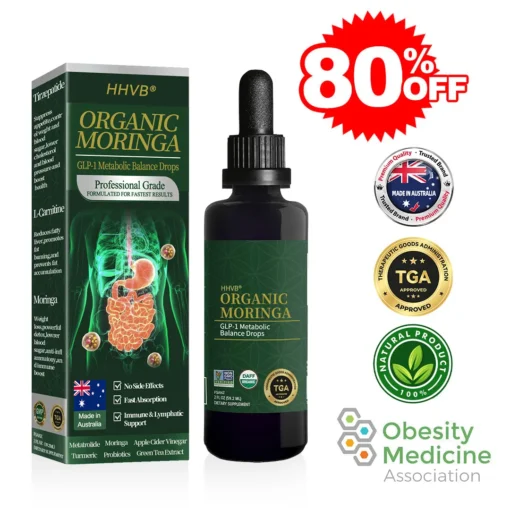 💥𝐇𝐇𝐕𝐁® 𝐎𝐫𝐠𝐚𝐧𝐢𝐜 𝐌𝐨𝐫𝐢𝐧𝐠𝐚 𝐆𝐋𝐏-𝐋𝐏- 𝐌𝐞𝐭𝐚𝐛𝐨𝐥𝐢𝐜 𝐁𝐚𝐥𝐚𝐧𝐜𝐞 𝐃𝐫𝐨𝐩𝐬– 𝐀 𝐫𝐞𝐯𝐨𝐥𝐮𝐭𝐢𝐨𝐧𝐚𝐫𝐲