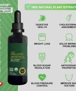💥𝐇𝐇𝐕𝐁® 𝐎𝐫𝐠𝐚𝐧𝐢𝐜 𝐌𝐨𝐫𝐢𝐧𝐠𝐚 𝐆𝐋𝐏-𝐋𝐏- 𝐌𝐞𝐭𝐚𝐛𝐨𝐥𝐢𝐜 𝐁𝐚𝐥𝐚𝐧𝐜𝐞 𝐃𝐫𝐨𝐩𝐬– 𝐀 𝐫𝐞𝐯𝐨𝐥𝐮𝐭𝐢𝐨𝐧𝐚𝐫𝐲