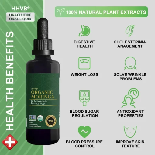 💥𝐇𝐇𝐕𝐁® 𝐎𝐫𝐠𝐚𝐧𝐢𝐜 𝐌𝐨𝐫𝐢𝐧𝐠𝐚 𝐆𝐋𝐏-𝐋𝐏- 𝐌𝐞𝐭𝐚𝐛𝐨𝐥𝐢𝐜 𝐁𝐚𝐥𝐚𝐧𝐜𝐞 𝐃𝐫𝐨𝐩𝐬– 𝐀 𝐫𝐞𝐯𝐨𝐥𝐮𝐭𝐢𝐨𝐧𝐚𝐫𝐲