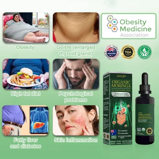 💥𝐇𝐇𝐕𝐁® 𝐎𝐫𝐠𝐚𝐧𝐢𝐜 𝐌𝐨𝐫𝐢𝐧𝐠𝐚 𝐆𝐋𝐏-𝐋𝐏- 𝐌𝐞𝐭𝐚𝐛𝐨𝐥𝐢𝐜 𝐁𝐚𝐥𝐚𝐧𝐜𝐞 𝐃𝐫𝐨𝐩𝐬– 𝐀 𝐫𝐞𝐯𝐨𝐥𝐮𝐭𝐢𝐨𝐧𝐚𝐫𝐲