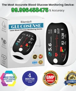 Bikenda® GlucoSense laser odoleko glukosa kontrolatzeko gailua