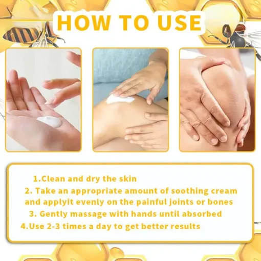 Botulinum Toxin & Bee Venom Ortopédiai Relief Krém 👩🏼‍⚕️ FDA által regisztrált | Amerikai Ortopédiai Szövetség (AOA) jóváhagyta