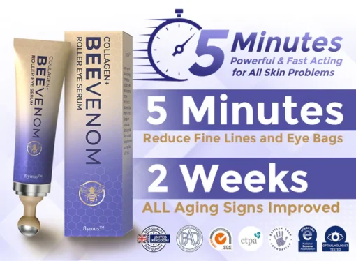 Collagen+ Bee Venom Roller Eye Cream Dermatologist-approved