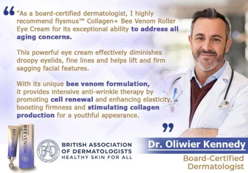 Collagen+ Bee Venom Roller Eye Cream Dermatologist-approved