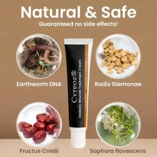 Cvreoz® Diabetic Wounds Treatment Cream