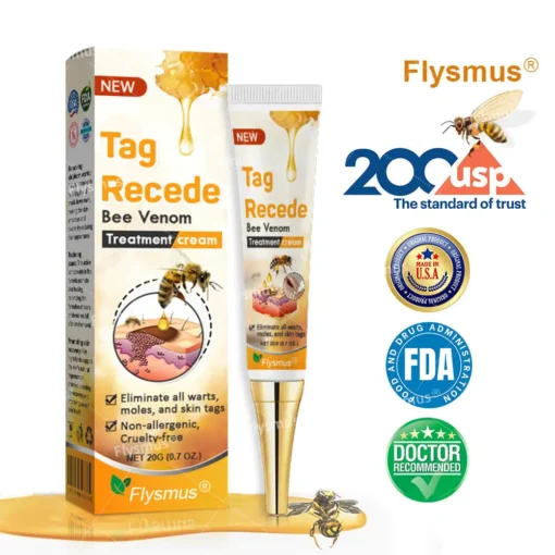 Flysmus® Tag Recede Bee Venom tratamendu krema