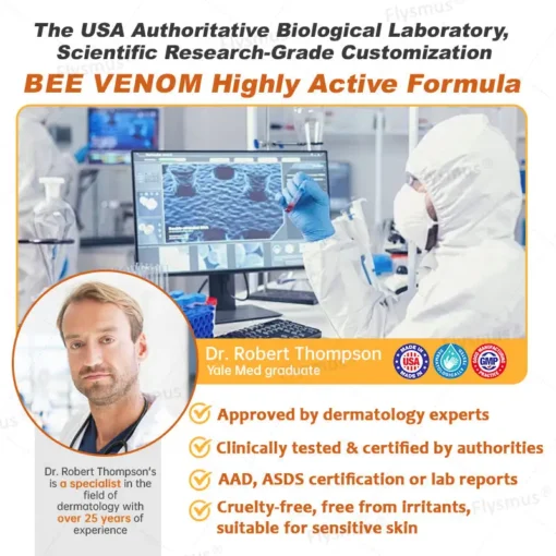 Flysmus® Tag Recede Bee Venom tratamendu krema