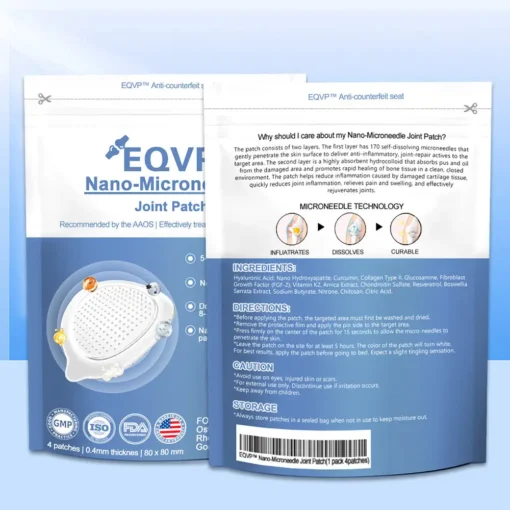 Hivatalos bolt: az AAOS által ajánlott EQVP® nano-mikrotűs ízületi tapasz