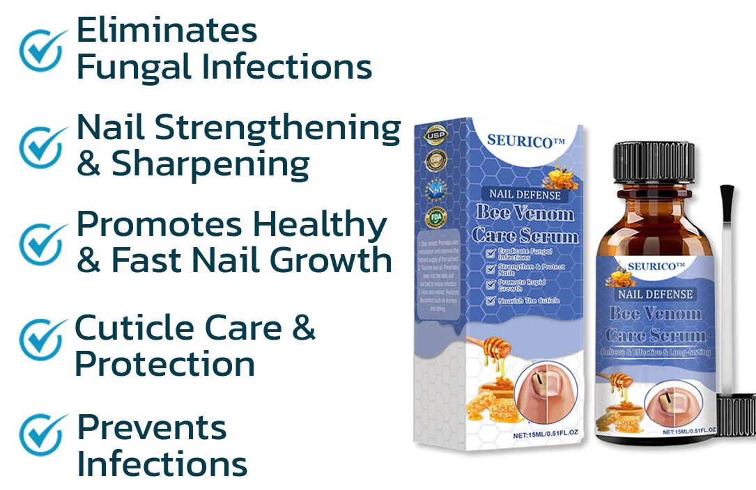 SEURICO™ Bee Venom Deep Repair Nail Essence | Powerful Antifungal & Nail Strengthening Solution