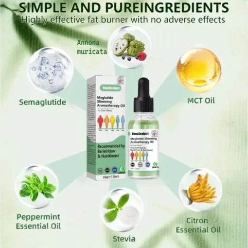 VanaSculpt® Megutido liekninamasis aromaterapinis aliejus – pagamintas ir išsiųstas iš JAV