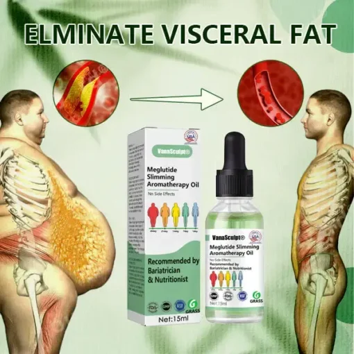 VanaSculpt® Megutido liekninamasis aromaterapinis aliejus – pagamintas ir išsiųstas iš JAV