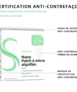 موسم سرما کی فروخت 0yikey® SMGT-GLP-1 Nano-Patch à micro-aiguilles