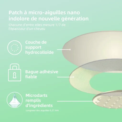 Fa'atauga Taumalulu 0yikey® SMGT-GLP-1 Nano-Patch i micro-aiguilles