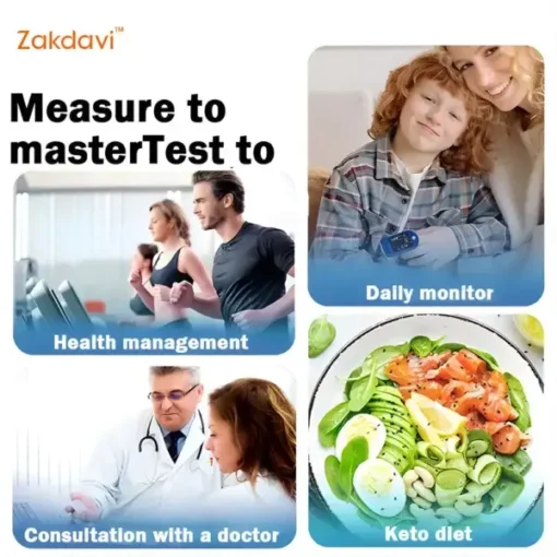 Zakdavi™ Maualuluga Fa'asa'o Maualuluga Le'o fa'asa'o Fua Kulukose Meter