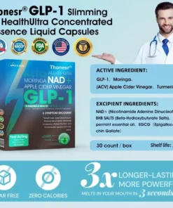 𝗧𝗵𝗼𝗻𝗲𝘀𝗿® 𝐆𝐋𝐏-𝟏 𝐒𝐥𝐢𝐦𝐦𝐢𝐧𝐠 & 𝐇𝐞𝐚𝐥𝐭𝐡 𝐔𝐥𝐭𝐫𝐚 𝐂𝐨𝐧𝐜𝐞𝐧𝐭𝐫𝐚𝐭𝐞𝐝 𝐄𝐬𝐬𝐞𝐧𝐜𝐞 𝐋𝐢𝐪𝐮𝐢𝐝 𝐏𝐞𝐚𝐫𝐥𝐬 - 𝐍𝐀𝐃+ 𝐌𝐨𝐫𝐢𝐧𝐠𝐚 & 𝐀𝐂𝐕 & 𝐊𝐞𝐭𝐨 𝐁𝐇𝐁